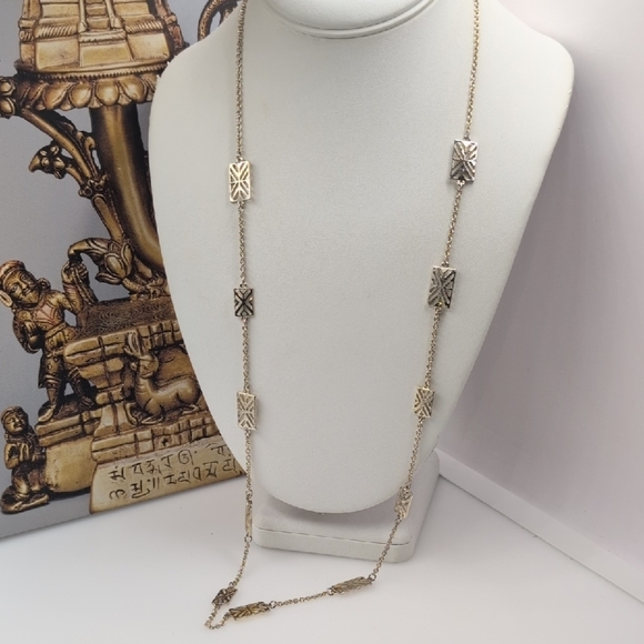 LOFT Jewelry - LOFT Gold and Silver-Tone Geometric Necklace